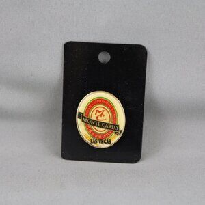 Vintage Tourist Pin - Monte Carlo Casino La Vegas - Celluloid Pin